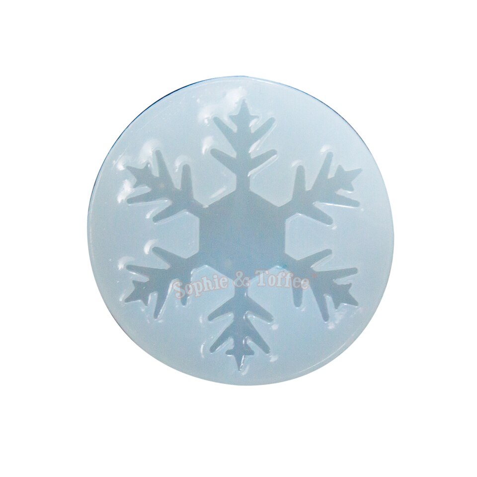 Big Snowflake Clear Silicone Mold, Big Snowflake Silicone Mould, Christmas Ornament Mold, Winter Decoden Pieces Making