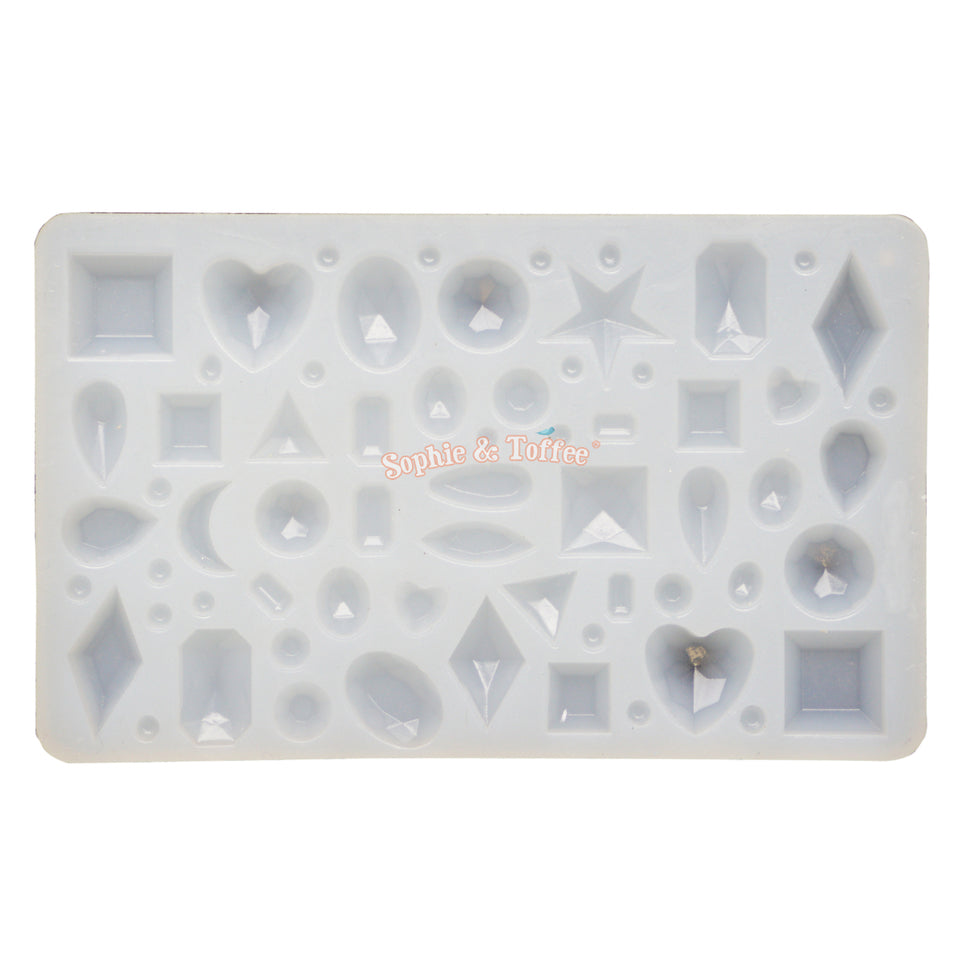 Mini Hexagon Silicone Resin Mold, Decoden Mold, UV Resin Mould, Flexible  Epoxy Resin Mold, Clear Silicone Mold