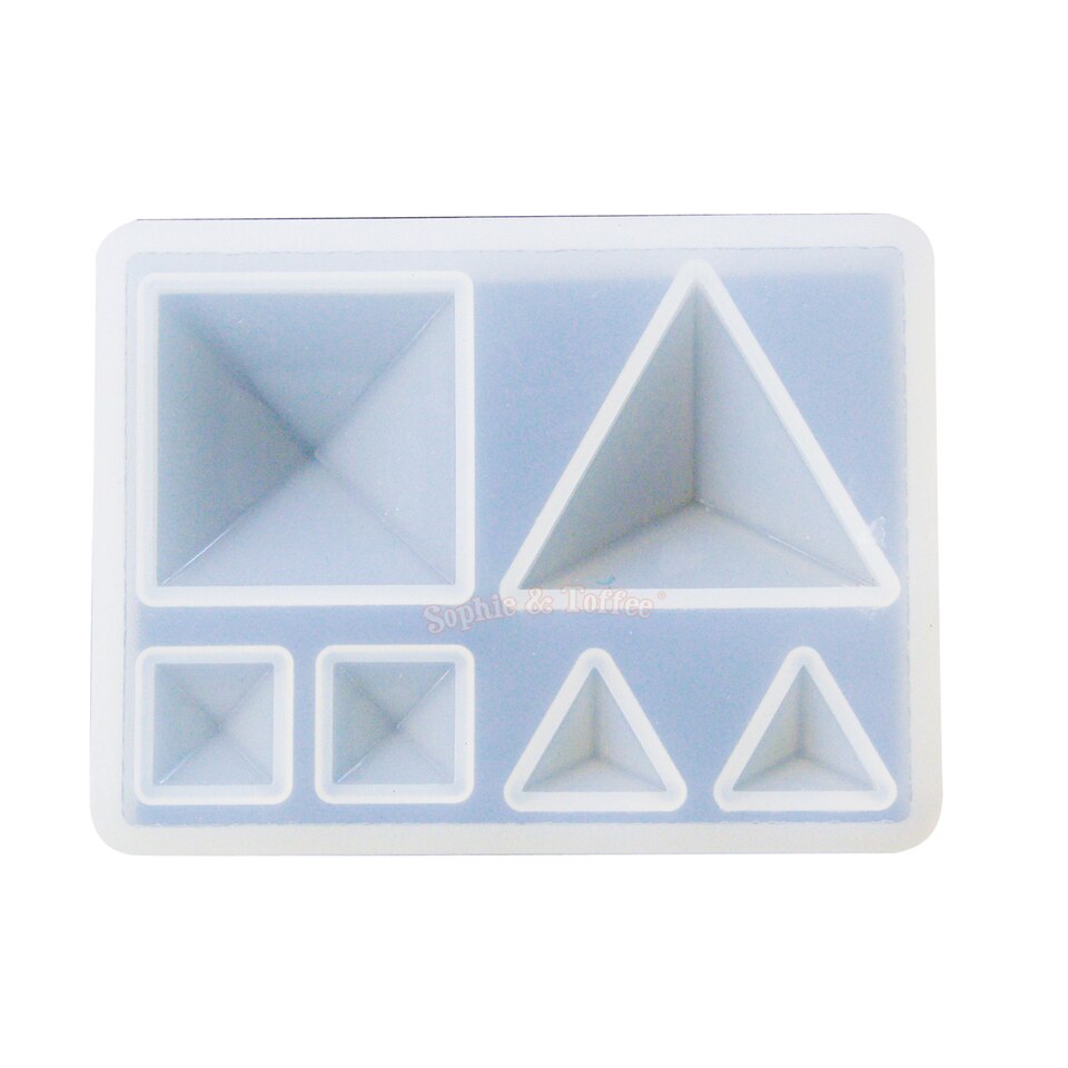 5 RESIN CUBE Molds, Tiny Silicone Molds to make cube 5mm square (3/16),  earring mold, mold, clay mold, reusable, tol0841