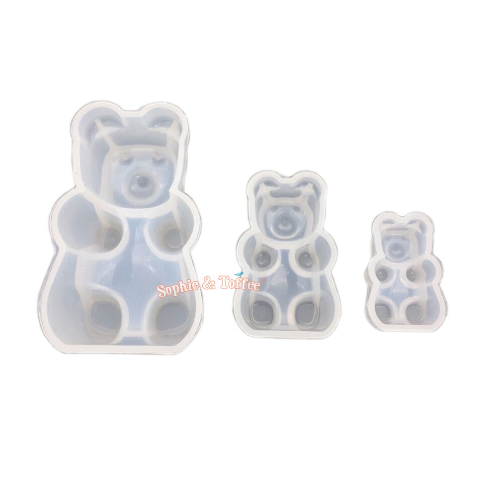 1.5 mL Gummy Bear Mold - Half Sheet - 296 Cavities