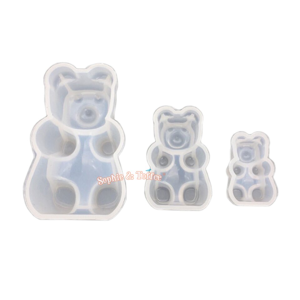 Gummy Bear Embeds 182 Cavity Silicone Mold 8018