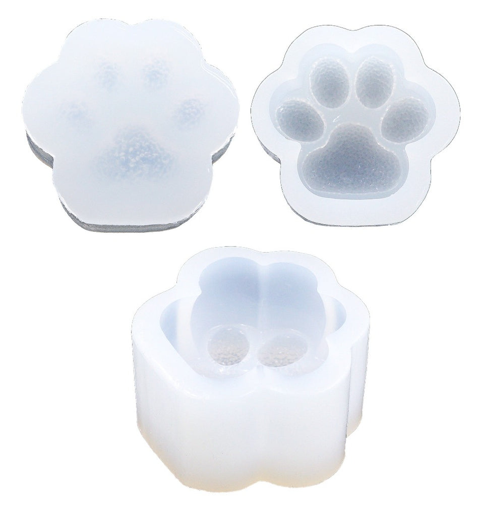 Cat Head & Paw Silicone Resin Mold by hildie & jo