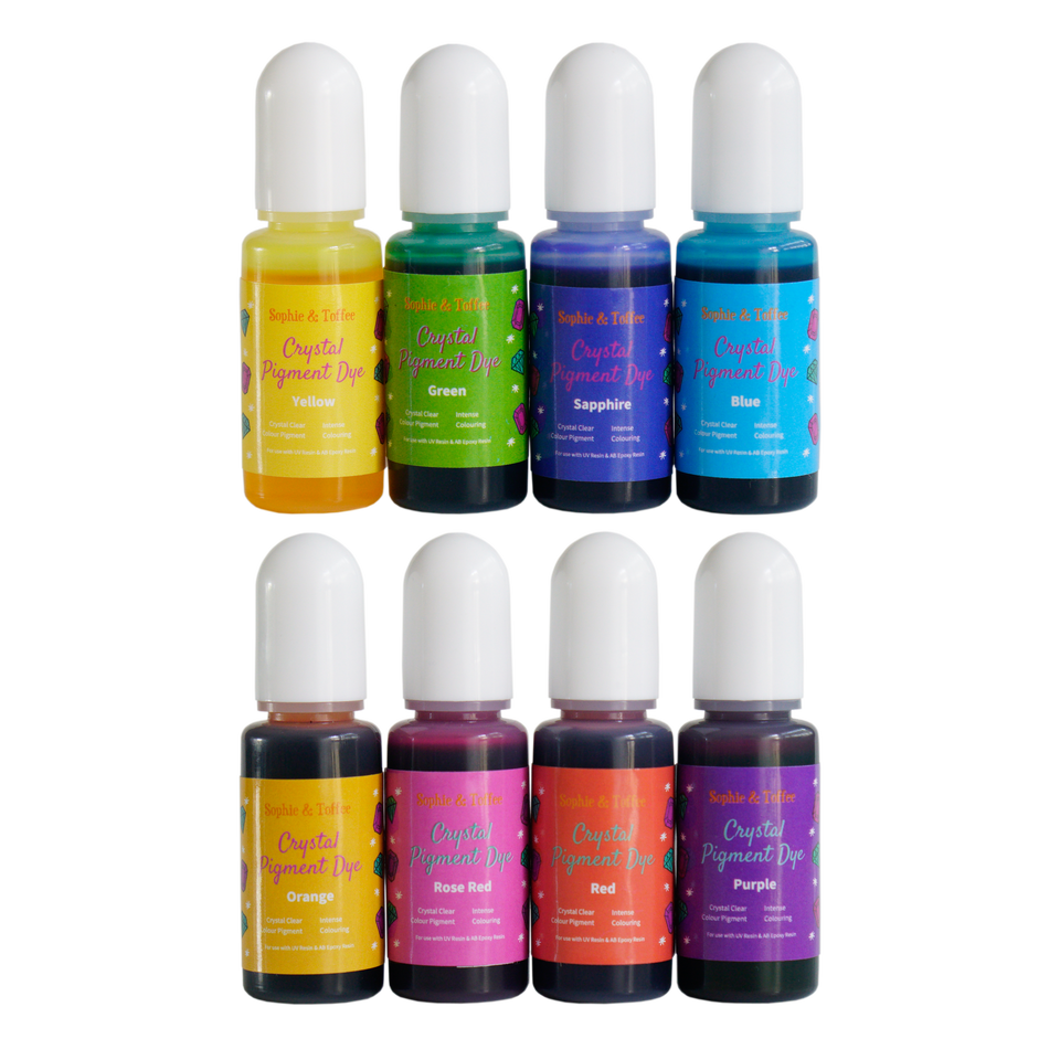 12 Colors 8ml Pigment Resin Ink Dye DIY Craft Coloring Dye