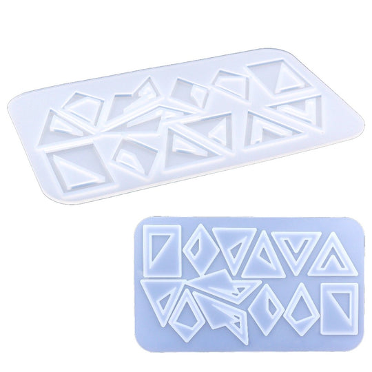 Oven safe silicone mold Geometric Jewelry 9.5x12.5cm