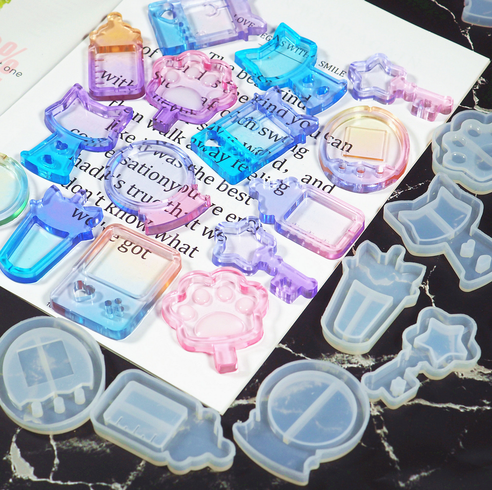 Whimsical Resin Shaker Molds  Anime Magic Wand Silicone Mold