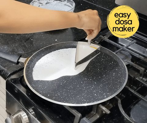 Easy Dosa & Crepe Maker - 12 inch Dosa Pan Set – The Roti Maker