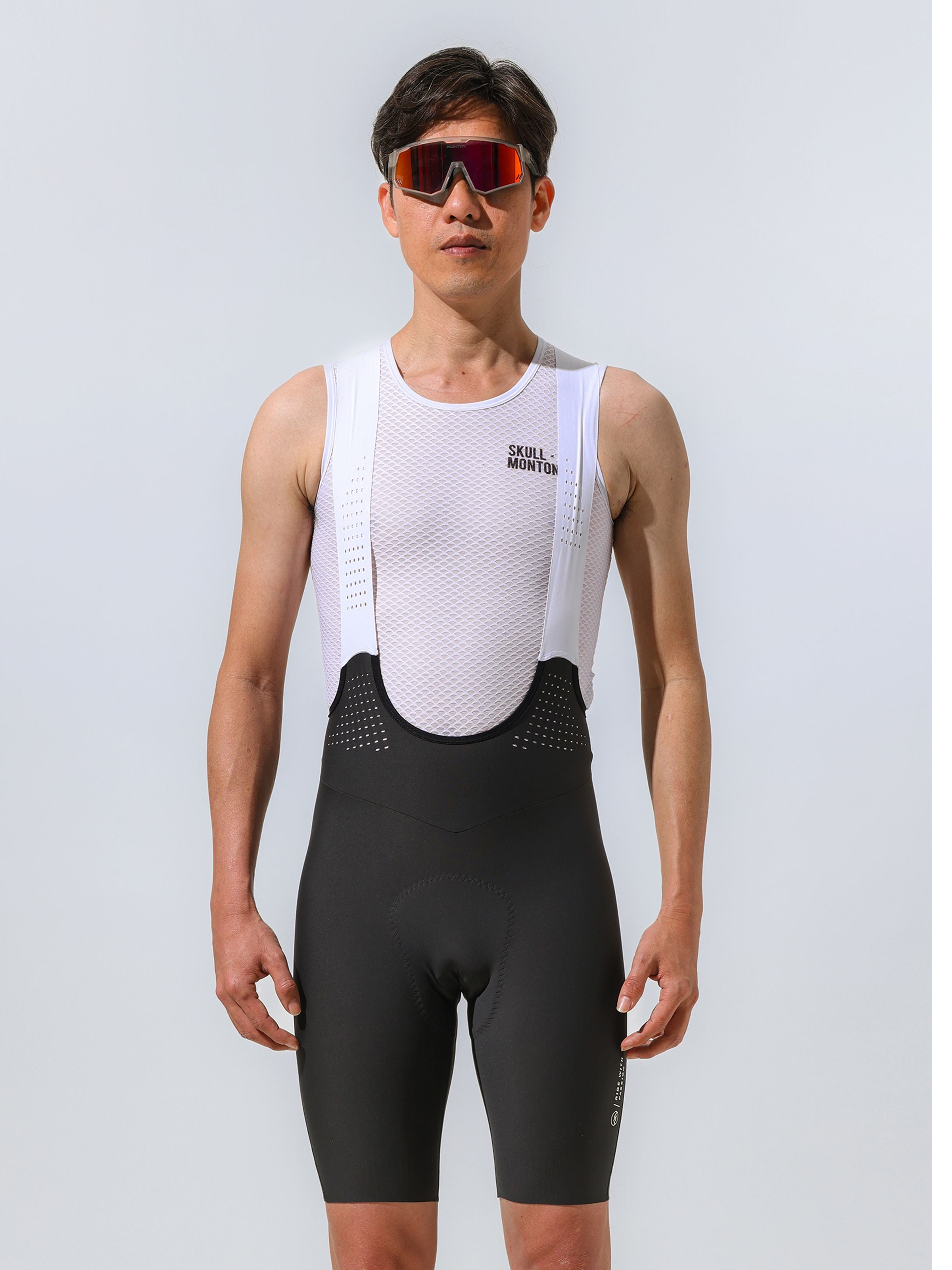 black cycling bib shorts