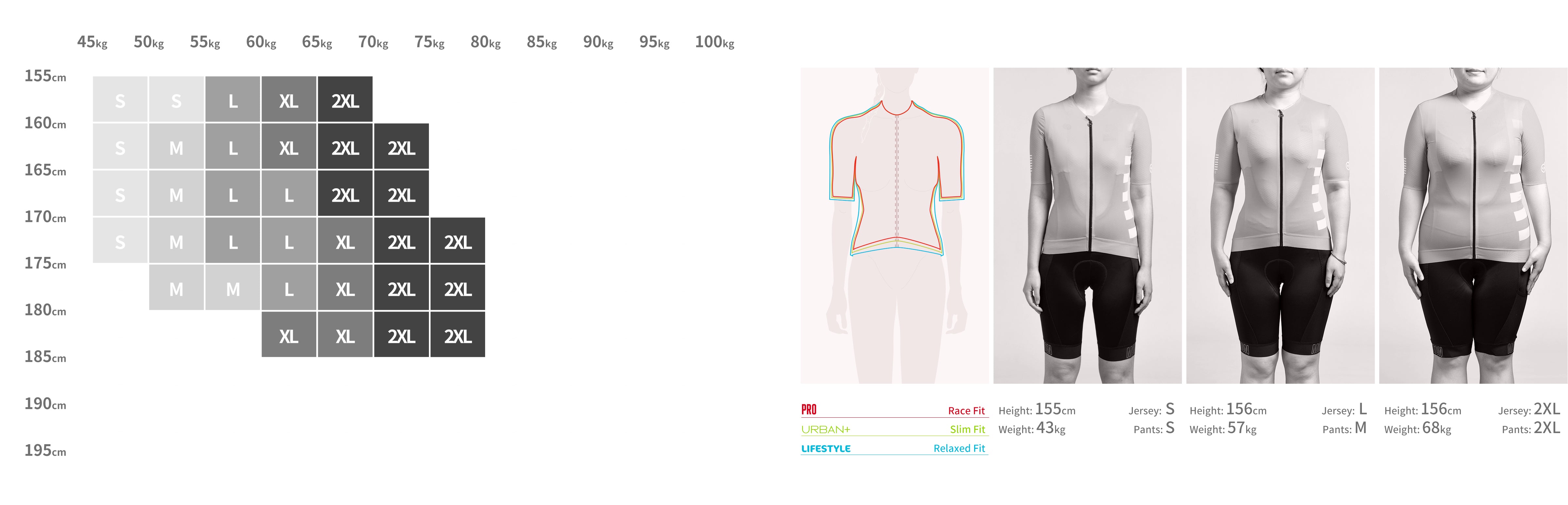 monton size chart