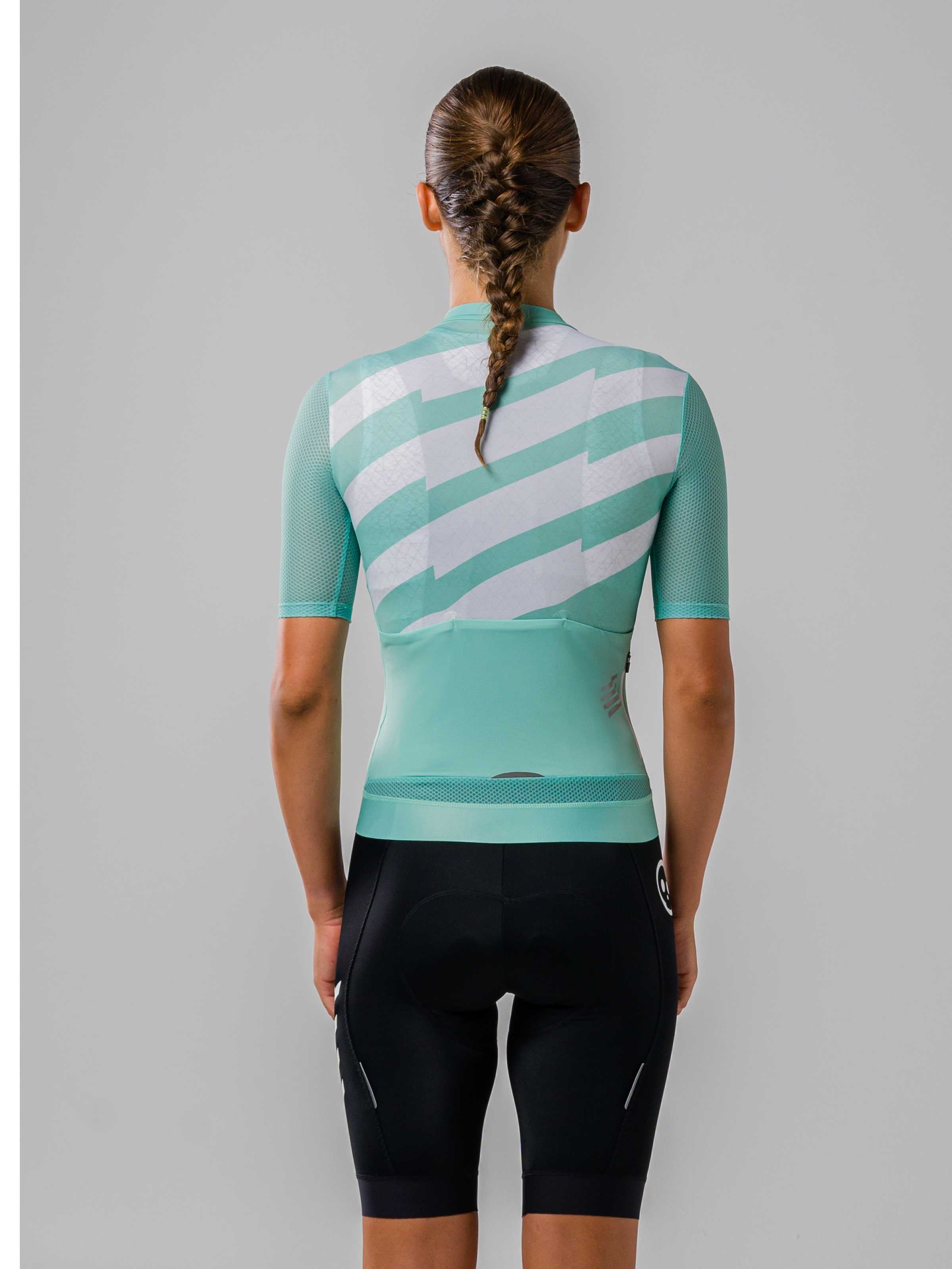 green cycling jersey