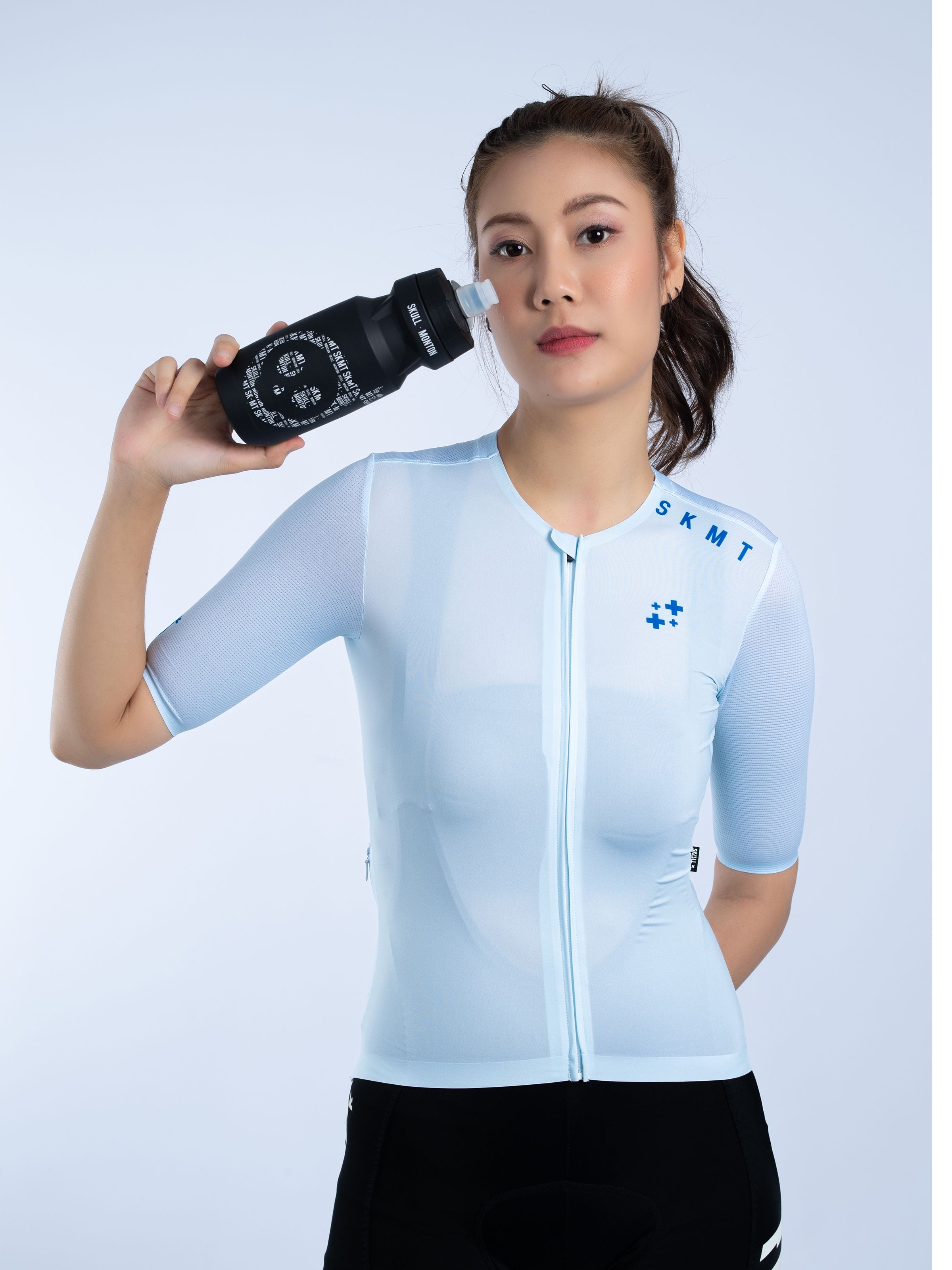 pro blue cycling jersey