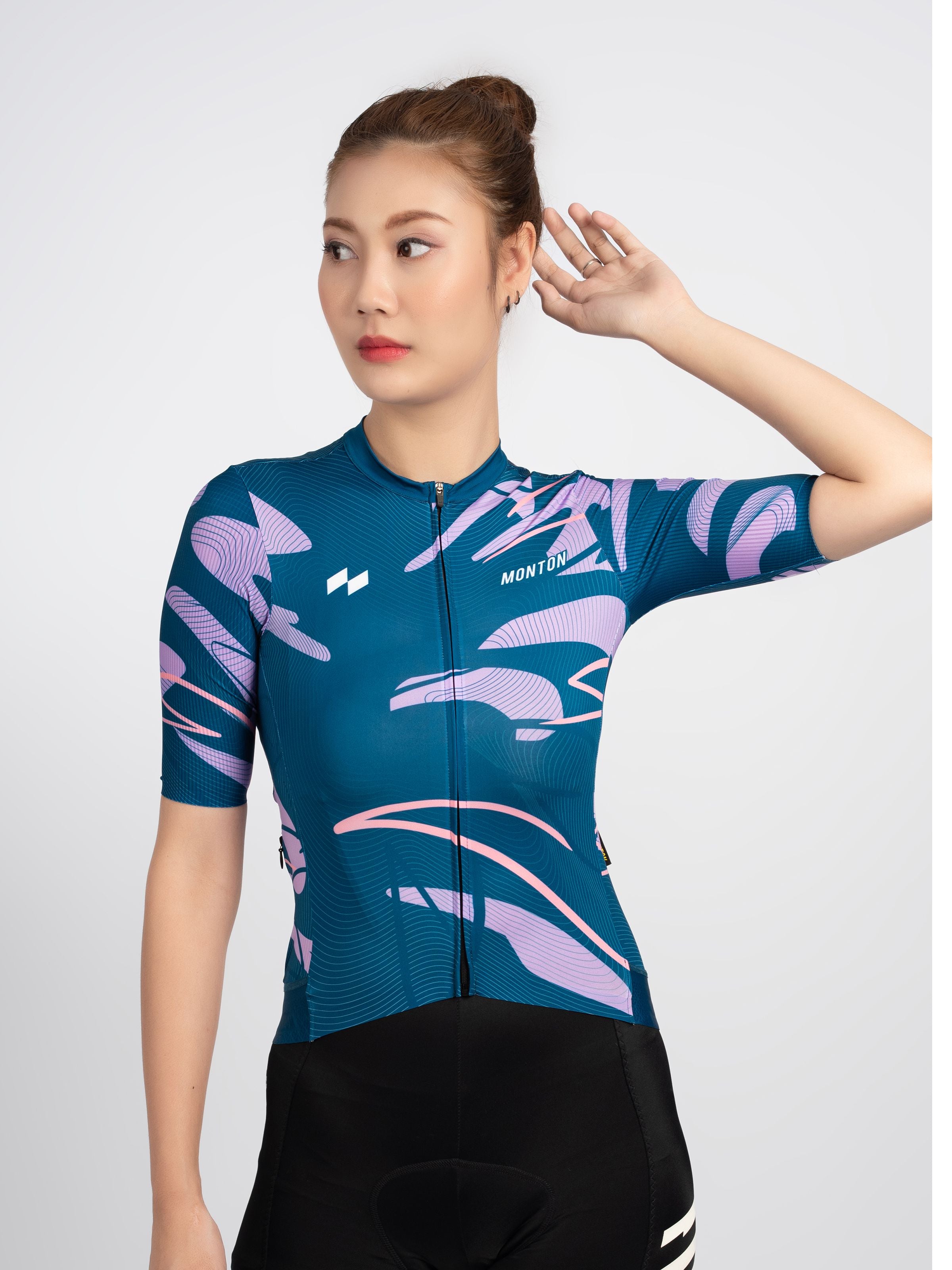 pro purple cycling jersey