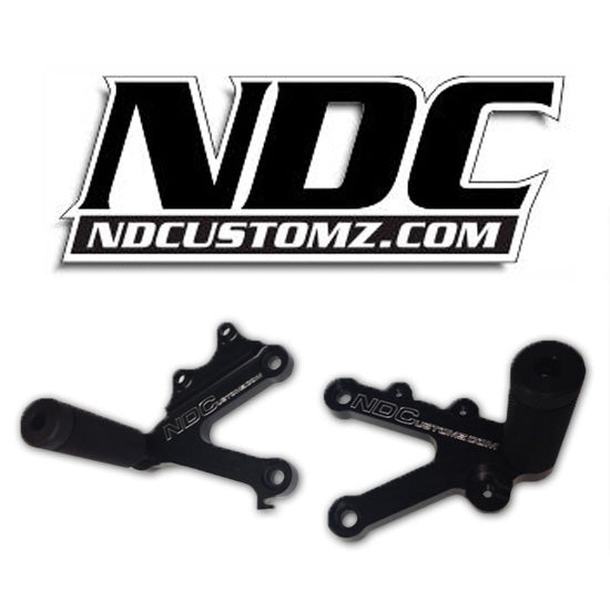 Kawasaki ZX6 Rearsets with Pegs - NDC