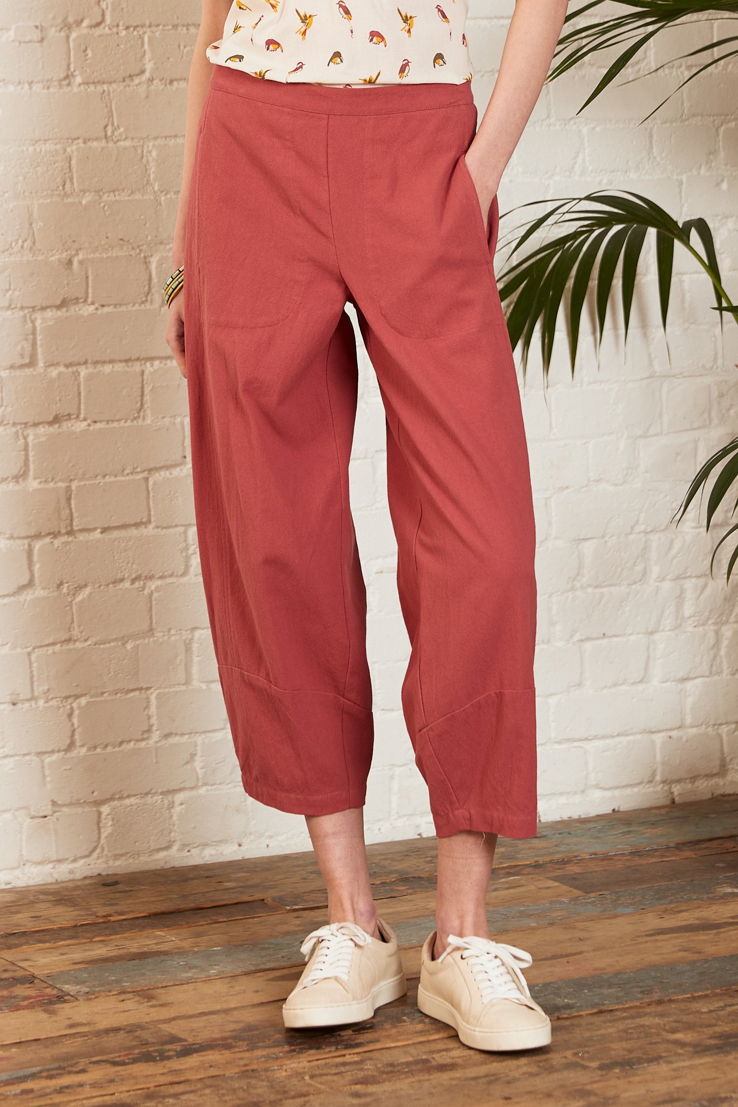 Cotton Bubble Trousers