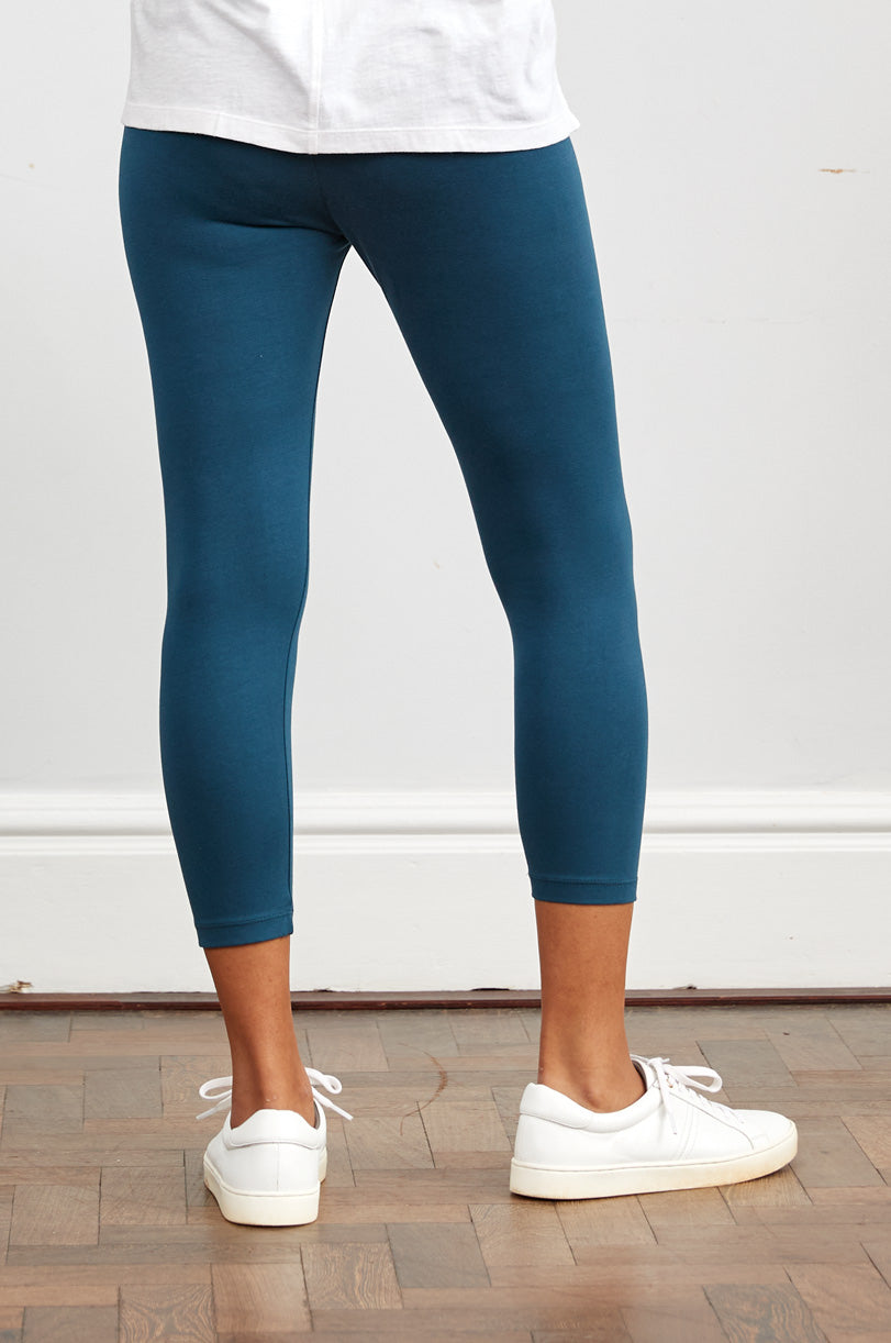 GOTS Organic Cotton New Cropped Legging