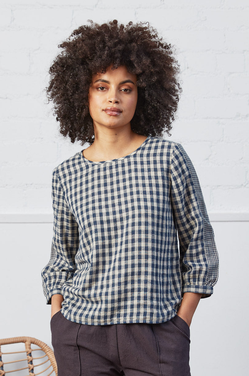 Cotton Check Top