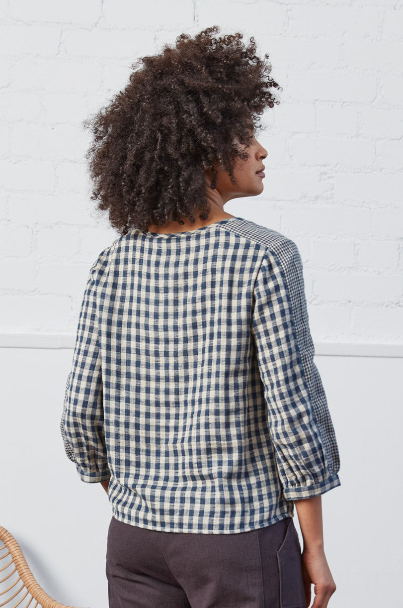 Cotton Check Top