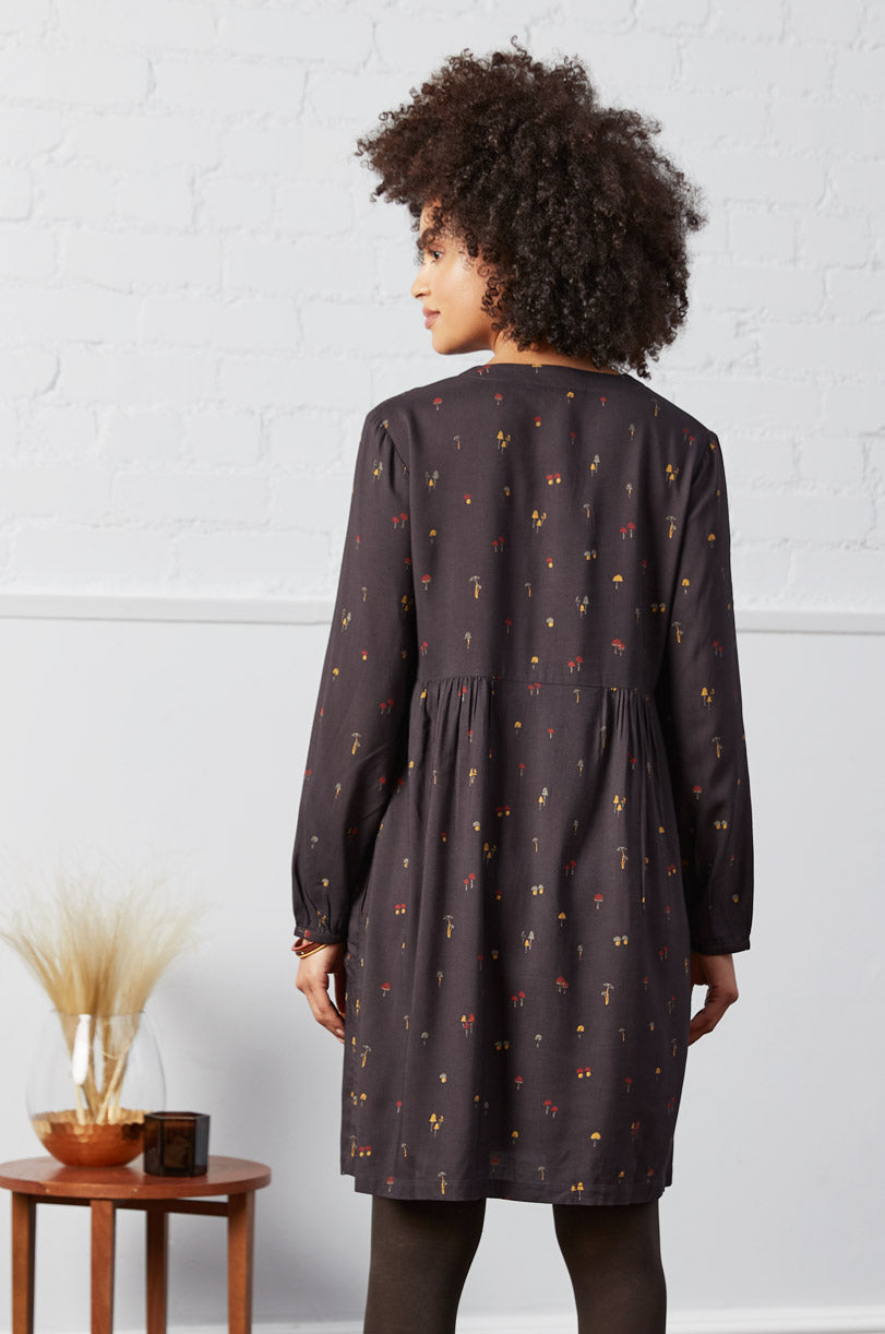 Lenzing Ecovero Button Tunic Dress