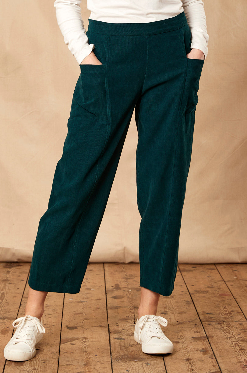 Cotton Needlecord Bubble Trouser