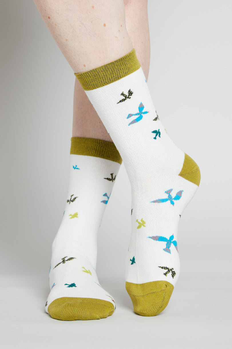 GOTS Organic Cotton Swallows Socks