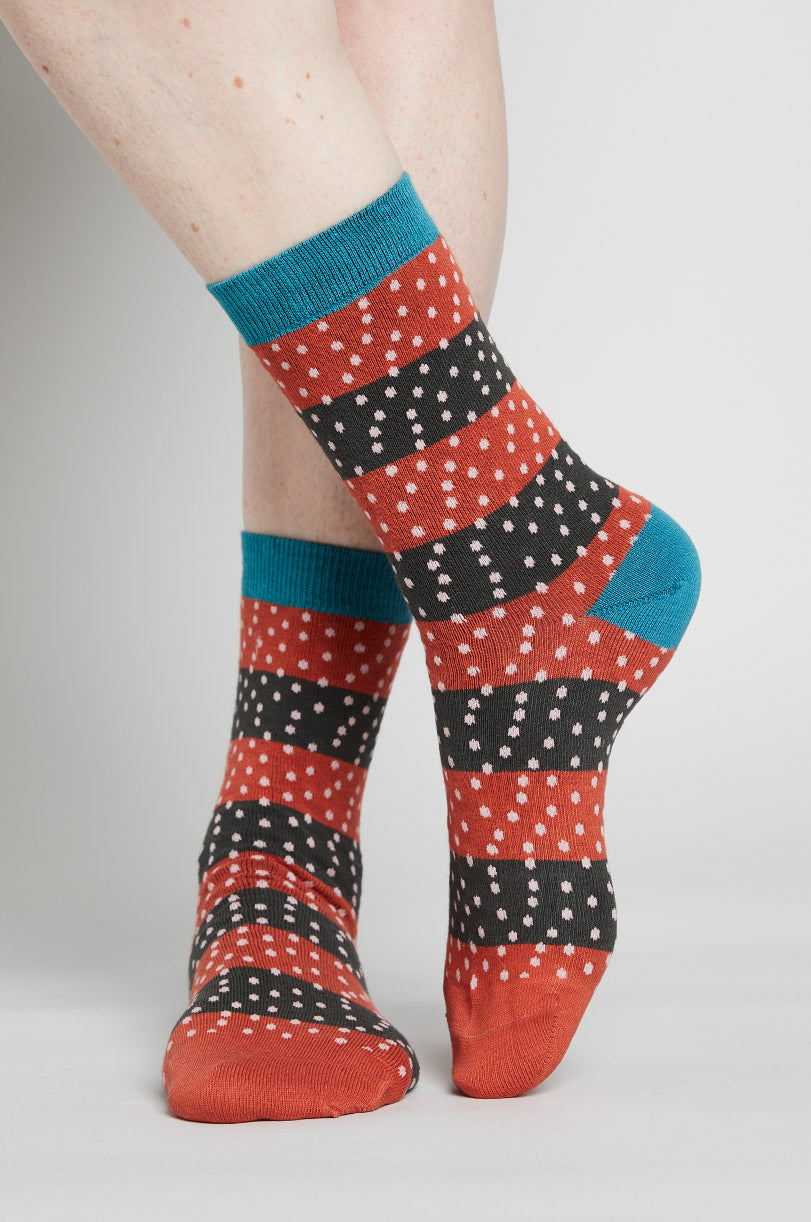 GOTS Organic Cotton Spot Socks