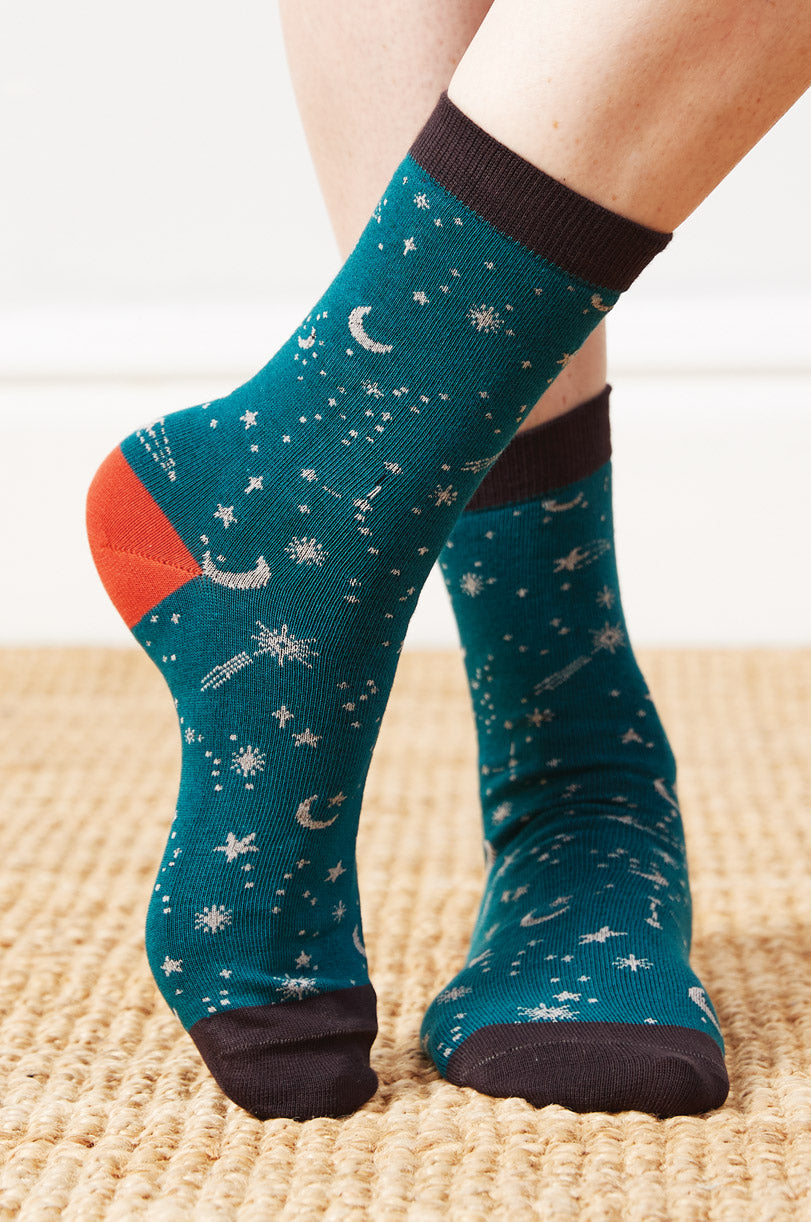 GOTS Organic Cotton Stargazer Socks