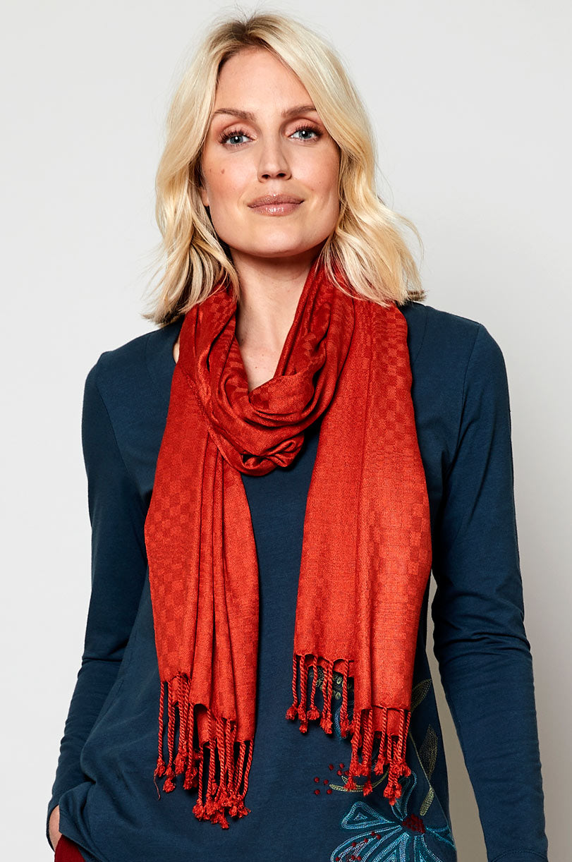 Viscose Tassle Scarf