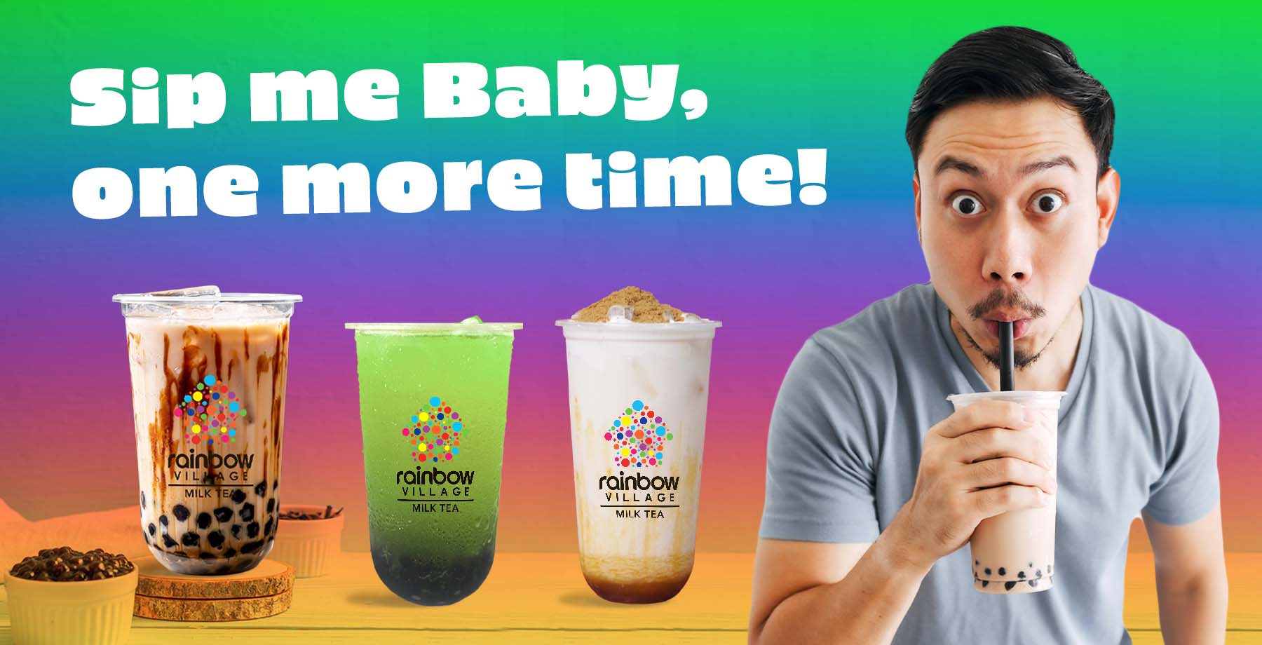 Rainbow Village Milk Tea