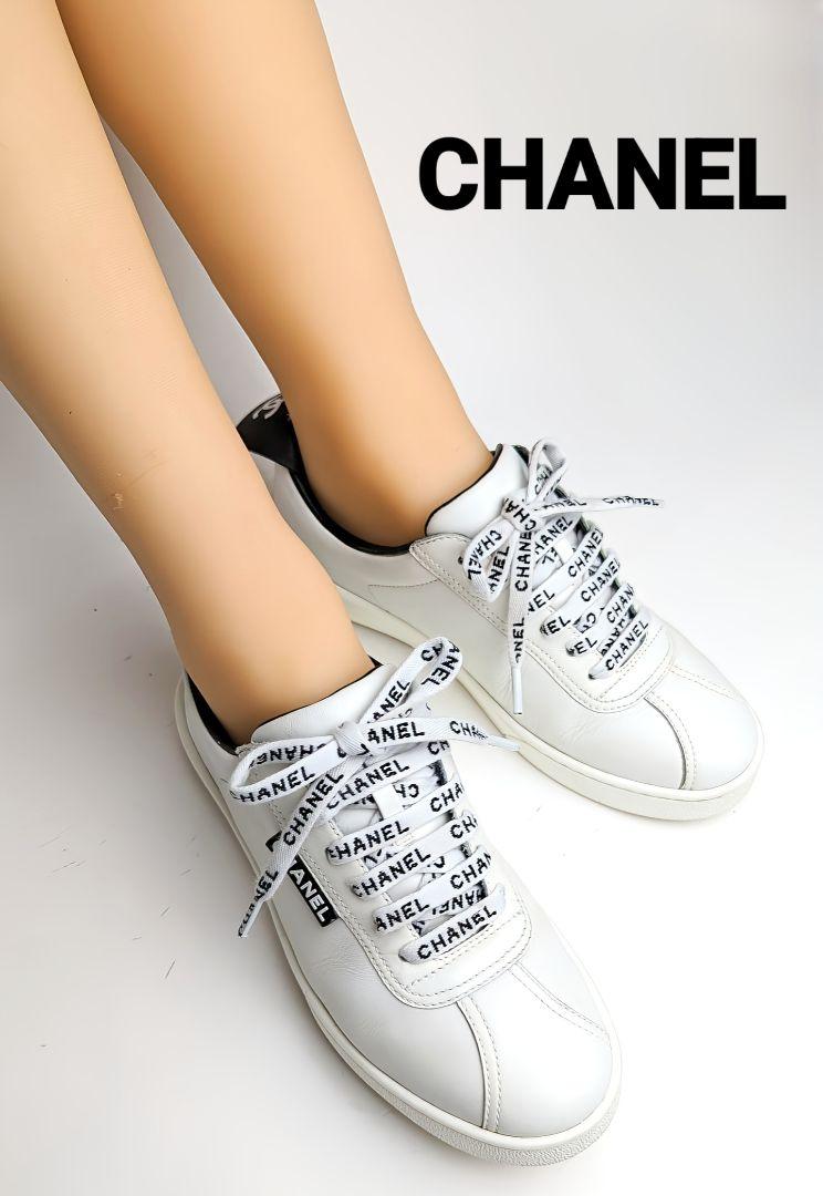 返品・交換 訳あり美品❢CHANEL シャネル スニーカー