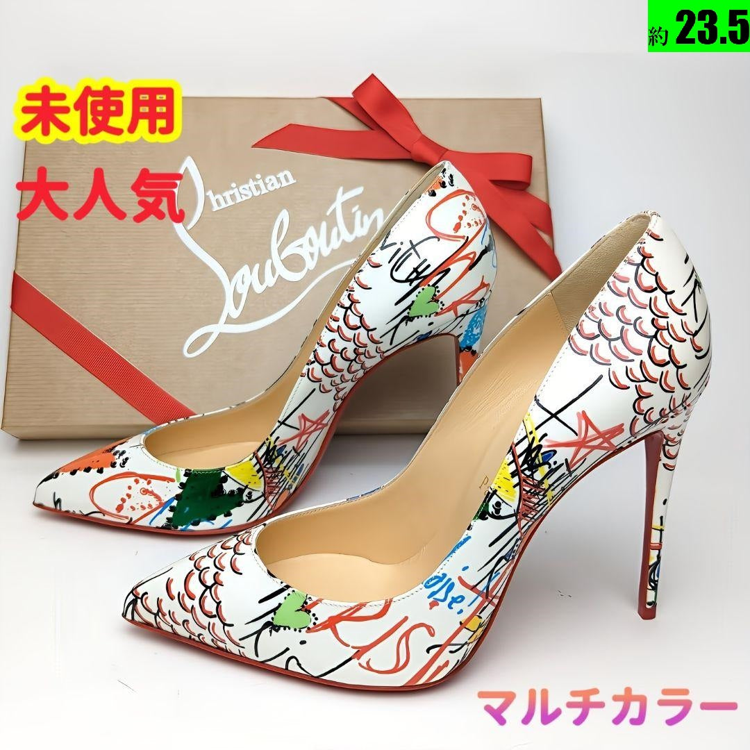 未使用美品♥クリスチャンルブタンChristianLouboutinパンプス37-