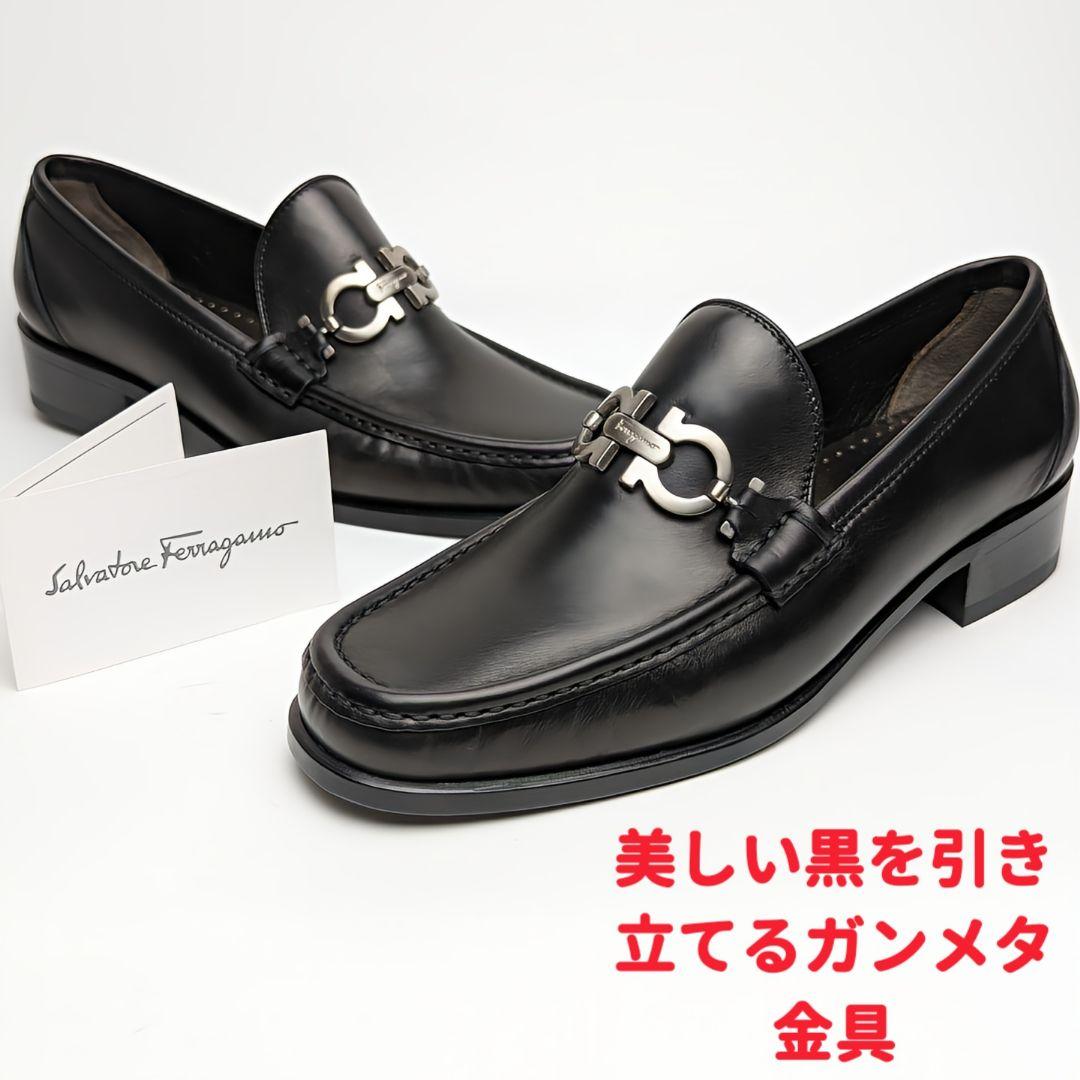 Salvatore Ferragamo ガンチーニ 金 - 靴