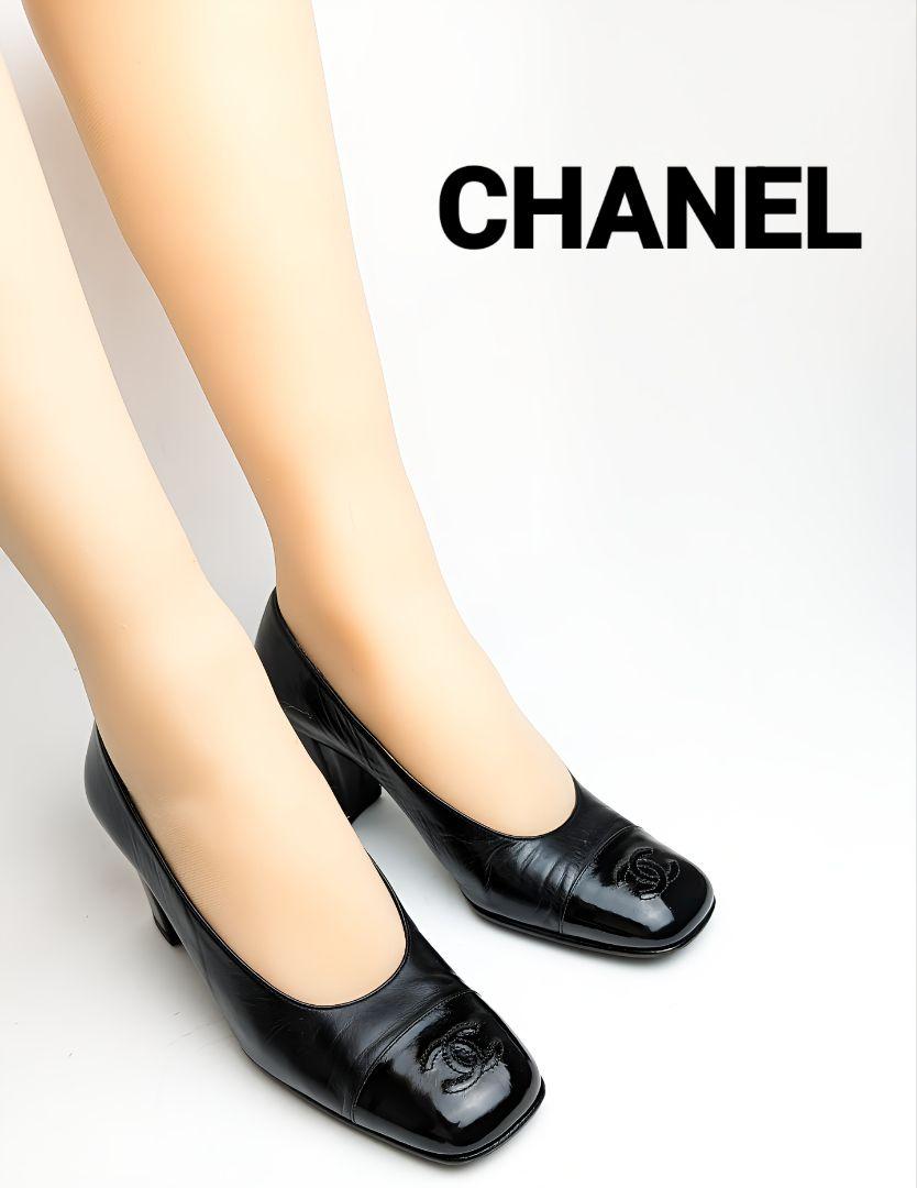 宅配便送料無料 ピカピカ新品仕上⭐CHANELシャネル ココマーク ヒール