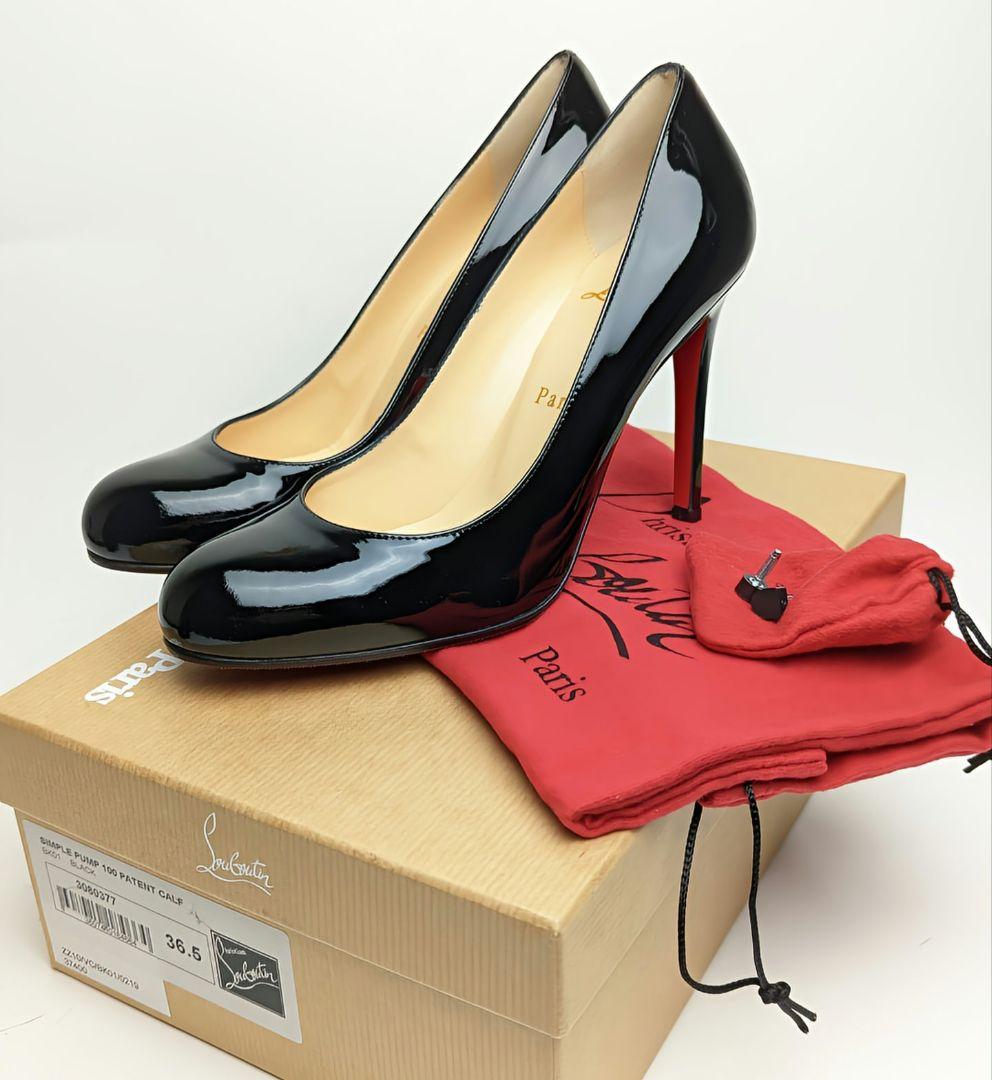 未使用同様美品♥クリスチャンルブタンLouboutinパンプス36１/2