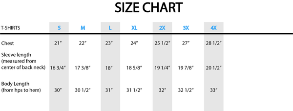 Akoo Size Chart