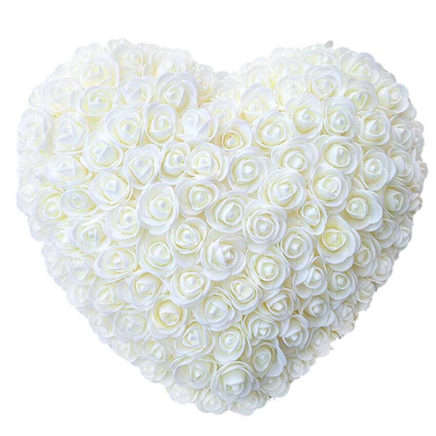 Coeur Rose Blanche | Coeur Amour