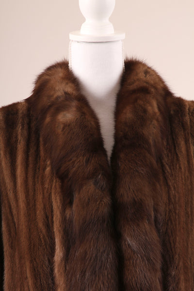 balenciaga mink coat