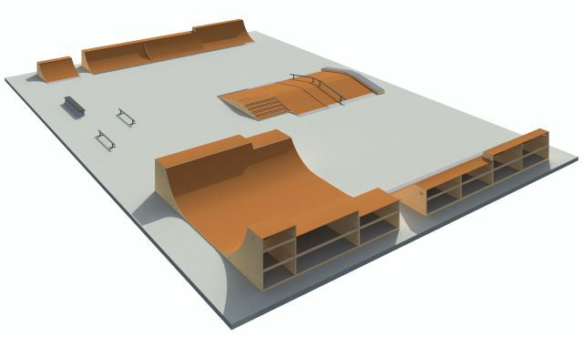 3d renderings for OC Ramps skate park