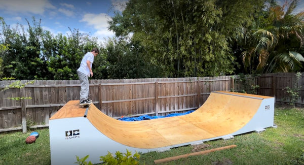 8ft wide mini ramp by oc ramps