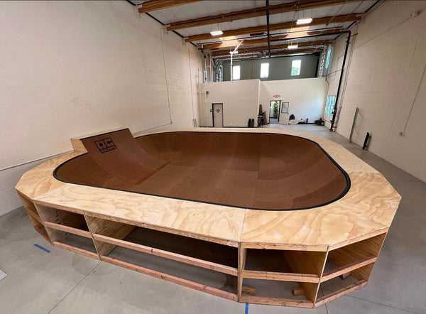 Skate Bowl with premium skate surface by OC Ramps