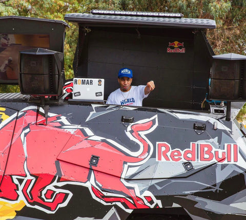 Redbull truck with DJ romar