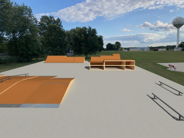 OC Ramps renderings of skate park