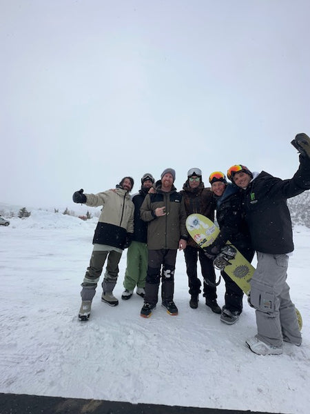 oc ramps snowboarding with locals in Aspen