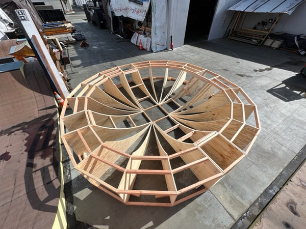 skate bowl framework by oc ramps