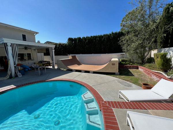 Mission Viejo Installation of OC Ramps 12ft wide Halfpipe with Gatorskins