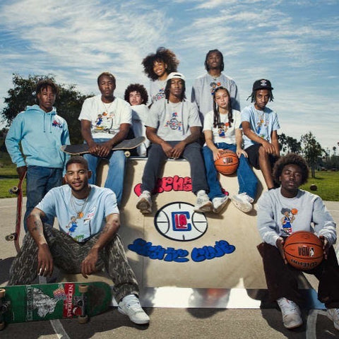 LA Clippers Crenshaw Skate club OC Ramps Quarter Pipe