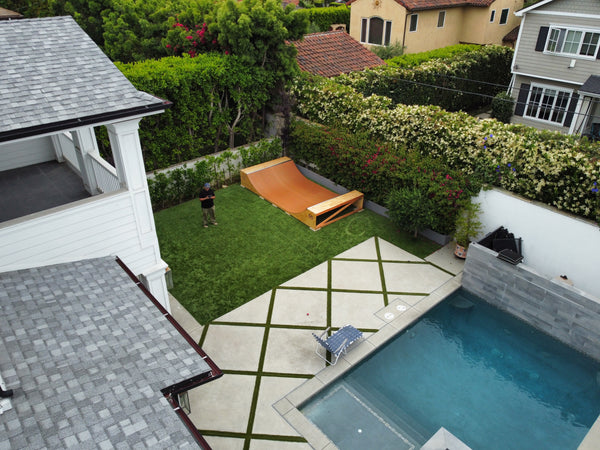 OC Ramps halfpipe in Los Angeles backyard