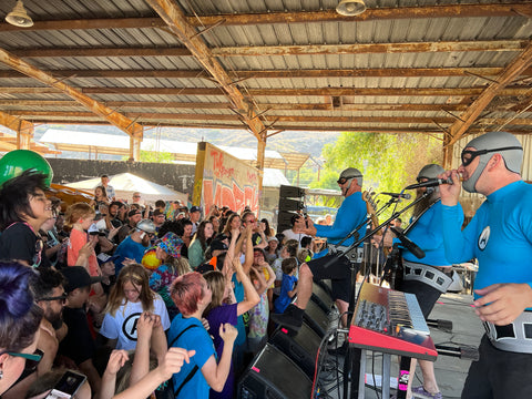 Aquabats at thrash & raid event with oc ramps