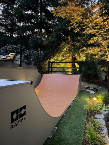 OC Ramps 8ft wide halfpipe with gatorskins
