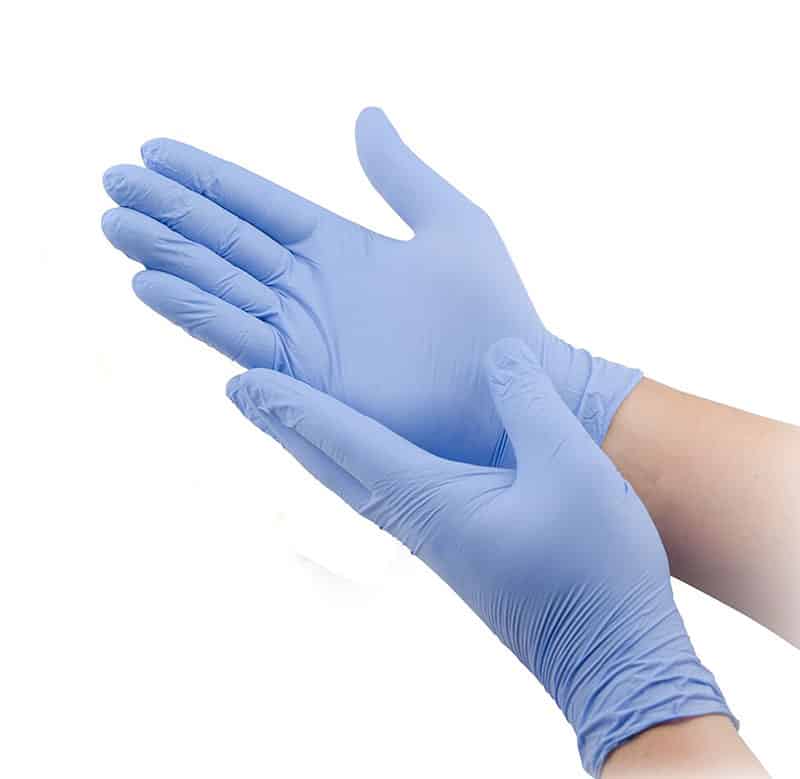 xl blue gloves