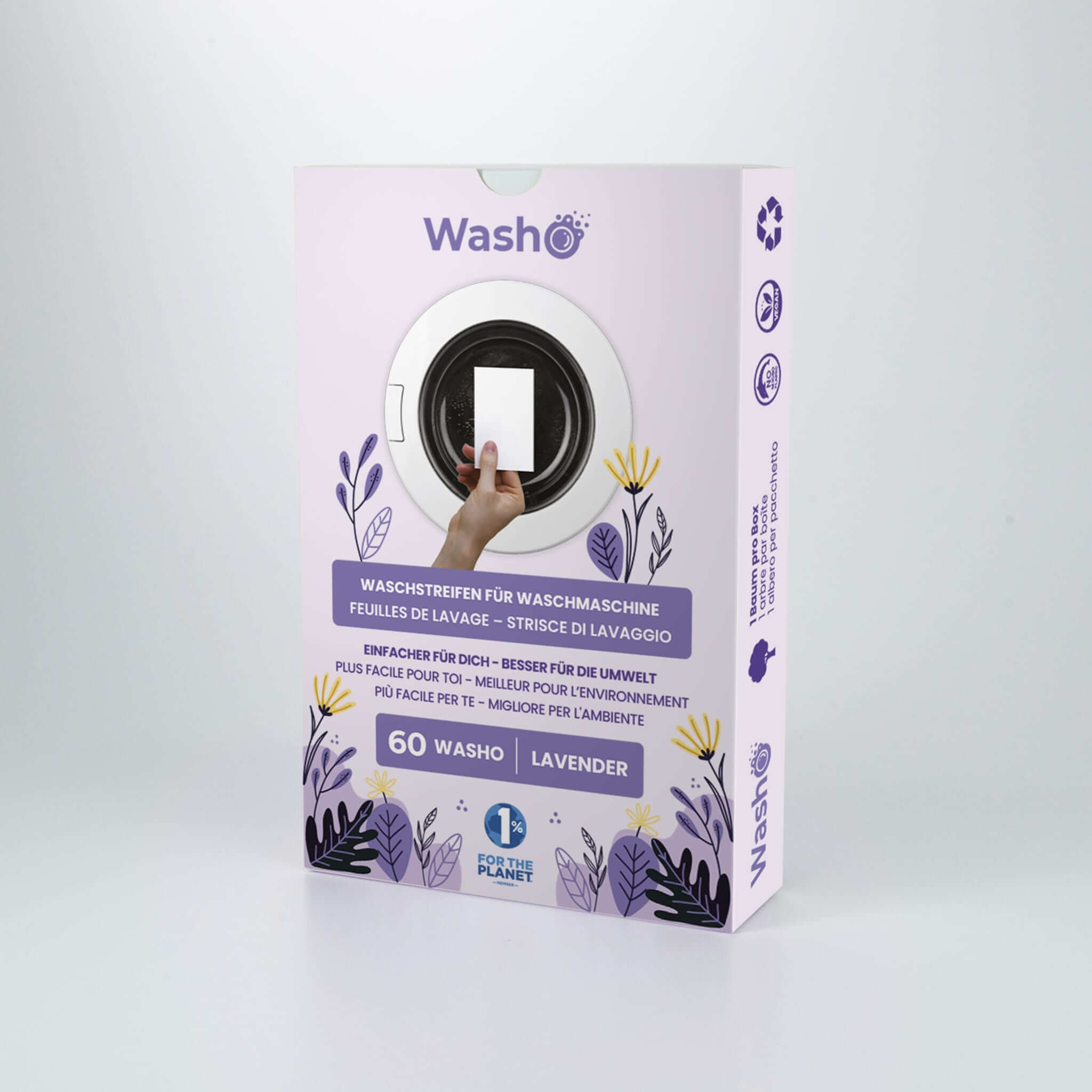 Washo Waschstreifen Lavendel - washo.ch product image