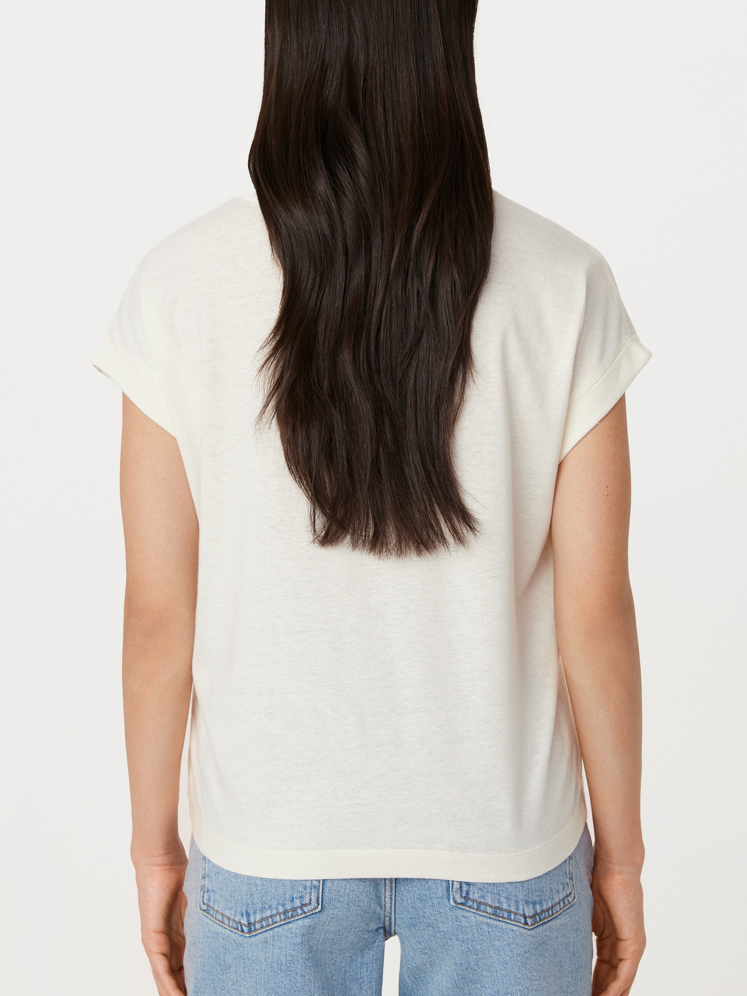 The Hemp Relaxed T-Shirt in Off White